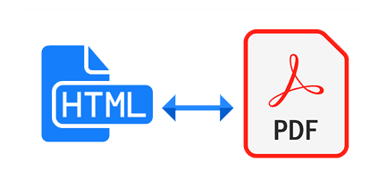 html to pdf
